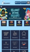 How nagampo.com looks like on a mobile device such as an iPhone.