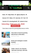How naijamode.com looks like on a mobile device such as an iPhone.