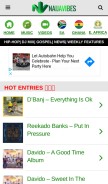 How naijavibes.com looks like on a mobile device such as an iPhone.