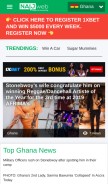 How naijweb.ng looks like on a mobile device such as an iPhone.