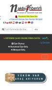How nakliyerehberim.com looks like on a mobile device such as an iPhone.