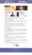 How namesecure.com looks like on a mobile device such as an iPhone.