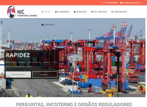 How nascimento.us looks like on a tablet such as an iPad.