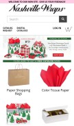 How nashvillewraps.com looks like on a mobile device such as an iPhone.