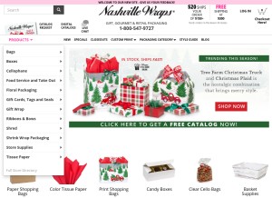 How nashvillewraps.com looks like on a tablet such as an iPad.