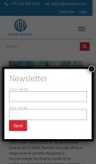 How nasstalent.ae looks like on a mobile device such as an iPhone.