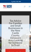 How nationaltax.us looks like on a mobile device such as an iPhone.