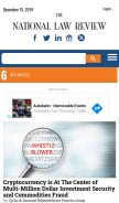 How natlawreview.com looks like on a mobile device such as an iPhone.