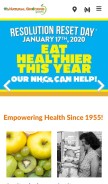 How naturalgrocers.com looks like on a mobile device such as an iPhone.
