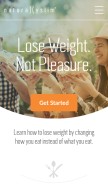 How naturallyslim.com looks like on a mobile device such as an iPhone.
