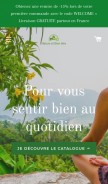 How natureetbien-etre.com looks like on a mobile device such as an iPhone.