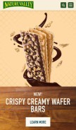 How naturevalley.com looks like on a mobile device such as an iPhone.