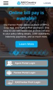 How naucountry.com looks like on a mobile device such as an iPhone.