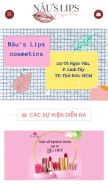 How naulips.shop looks like on a mobile device such as an iPhone.