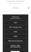 How naxisweb.com looks like on a mobile device such as an iPhone.