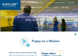 How naylornetwork.com looks like on a tablet such as an iPad.