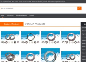 How nb-gasket.com looks like on a tablet such as an iPad.