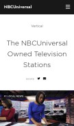 How nbclocalmedia.com looks like on a mobile device such as an iPhone.