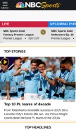 How nbcsports.com looks like on a mobile device such as an iPhone.
