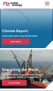 How nblenergy.com looks like on a mobile device such as an iPhone.