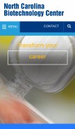 How ncbiotech.org looks like on a mobile device such as an iPhone.