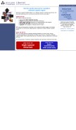 How ncf.ca looks like on a mobile device such as an iPhone.