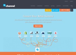 How nchannel.com looks like on a tablet such as an iPad.