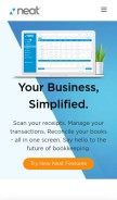 How neat.com looks like on a mobile device such as an iPhone.
