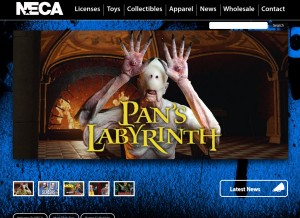 How necaonline.com looks like on a tablet such as an iPad.