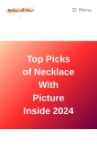 How necklacewithpictureinside.com looks like on a mobile device such as an iPhone.