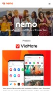 How nemo-inc.com looks like on a mobile device such as an iPhone.