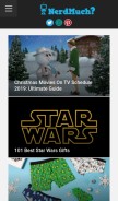 How nerdmuch.com looks like on a mobile device such as an iPhone.