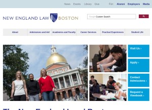 How nesl.edu looks like on a tablet such as an iPad.