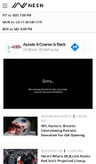 How nesn.com looks like on a mobile device such as an iPhone.