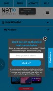 How net10wireless.com looks like on a mobile device such as an iPhone.