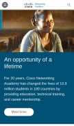 How netacad.com looks like on a mobile device such as an iPhone.