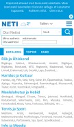 How neti.ee looks like on a mobile device such as an iPhone.