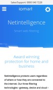 How netintelligence.com looks like on a mobile device such as an iPhone.