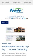 How netnet.net looks like on a mobile device such as an iPhone.