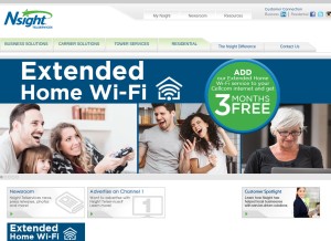 How netnet.net looks like on a tablet such as an iPad.