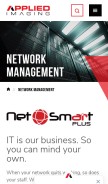 How netsmartai.com looks like on a mobile device such as an iPhone.