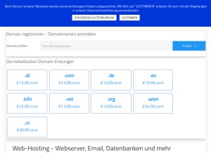 How netstorage.at looks like on a tablet such as an iPad.