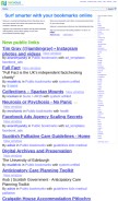 How netvouz.com looks like on a mobile device such as an iPhone.