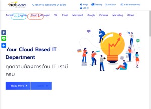 How netwaygroup.com looks like on a tablet such as an iPad.