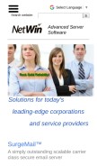 How netwinsite.com looks like on a mobile device such as an iPhone.