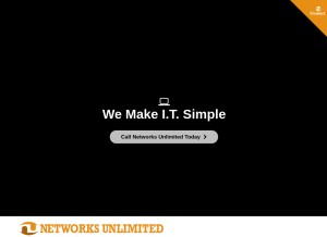 How networksunlimited.com looks like on a tablet such as an iPad.
