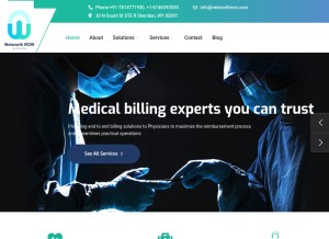 How networthrcm.com looks like on a tablet such as an iPad.