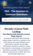 How nevadalicenseplate.com looks like on a mobile device such as an iPhone.