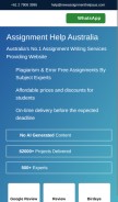 How newassignmenthelpaus.com looks like on a mobile device such as an iPhone.