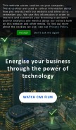 How newcmi.com looks like on a mobile device such as an iPhone.